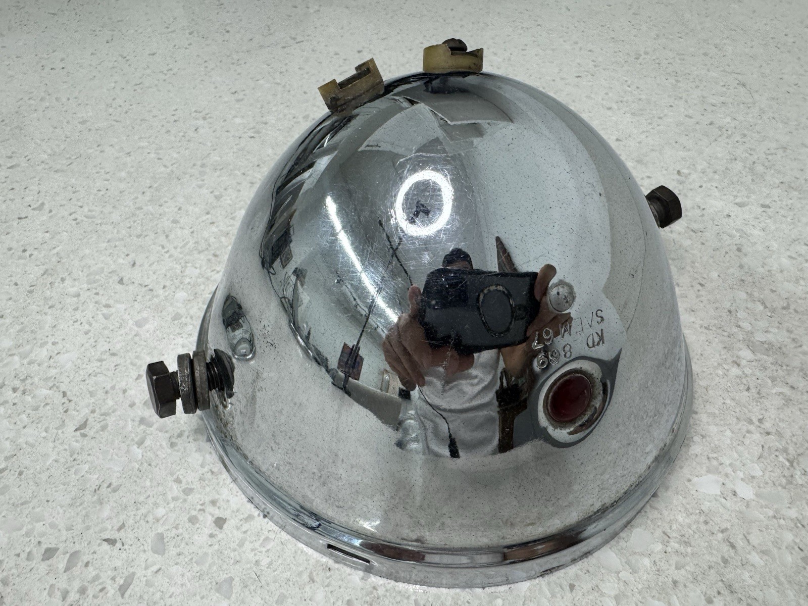 Vintage KD Bates Headlight Shell Kd869 Harley Shovel Pan Knuckle Triumph Bobber