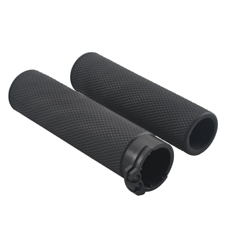 1″ Black Motorcycle Handlebar Hand Grips Fit for Harley Dyna Sportster XL1200