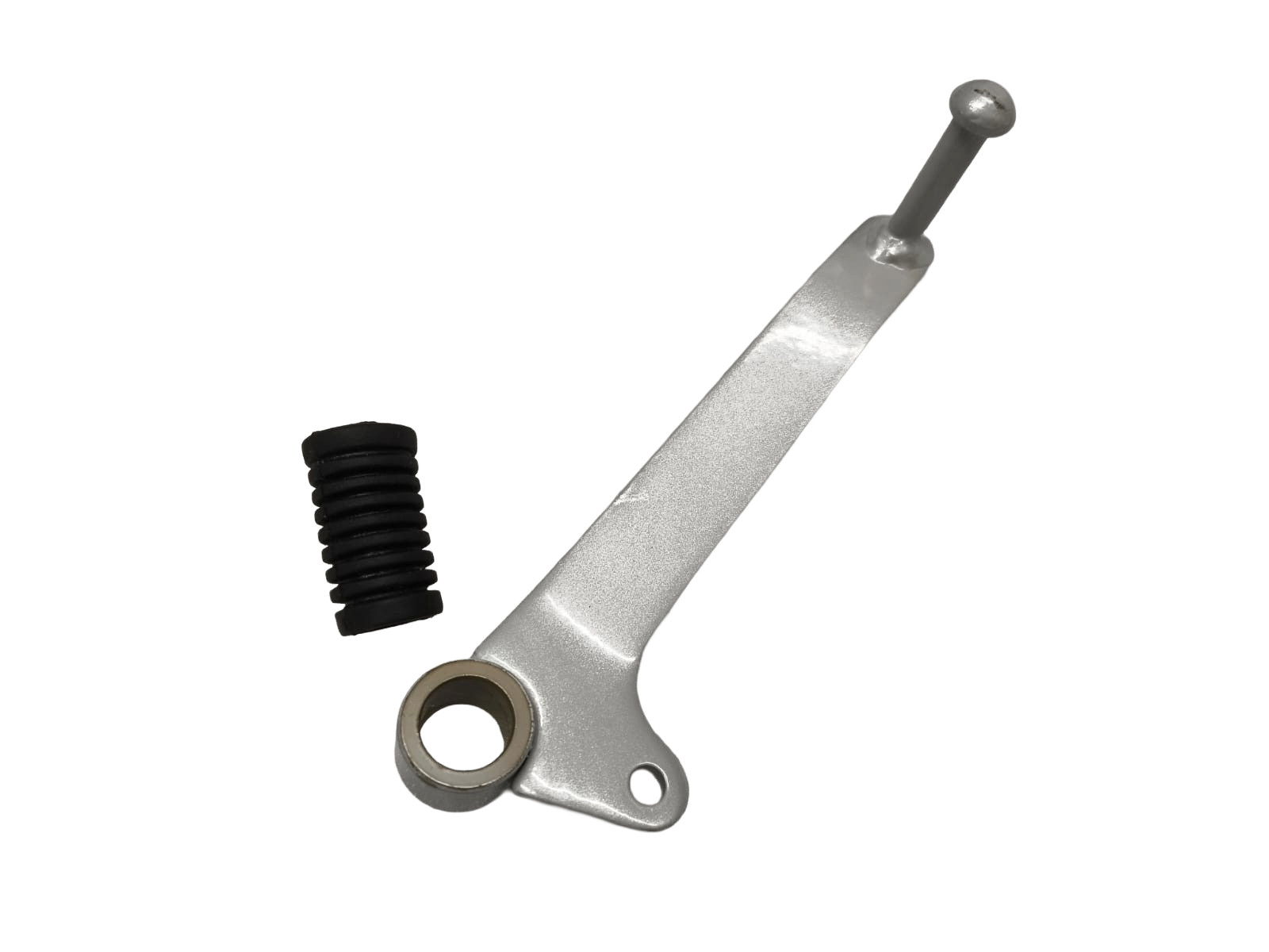 Royal Enfield RAE00047/C Silver Gear Pedal Shifter Powder Coated Interceptor 650
