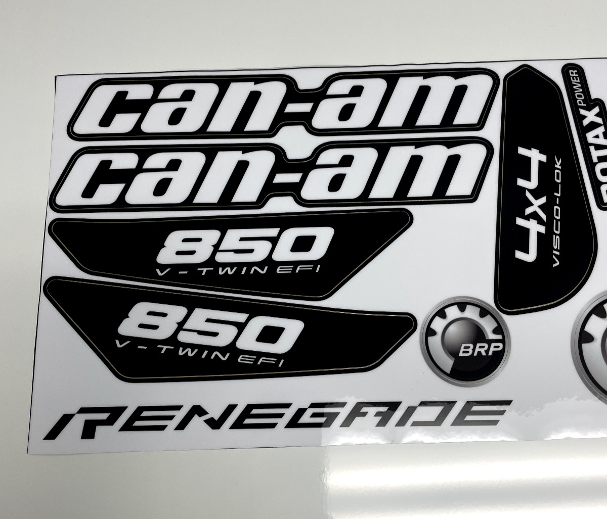 CAN-AM GRAPHICS KIT STICKER RENEGADE 850 EFI XXC CUSTOM LAMINATED DECALS OFFROAD