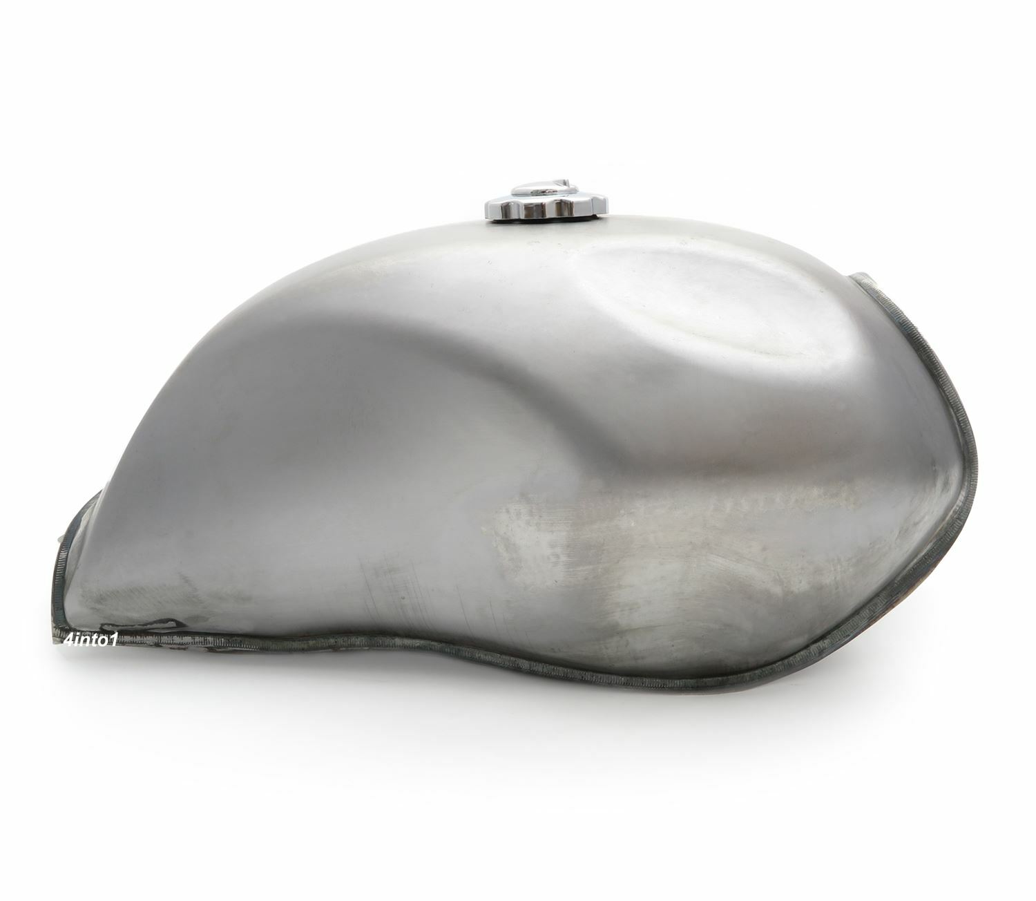The Bodega Cafe Racer Gas Tank – Raw Steel – Bare Metal Unpainted Scrambler