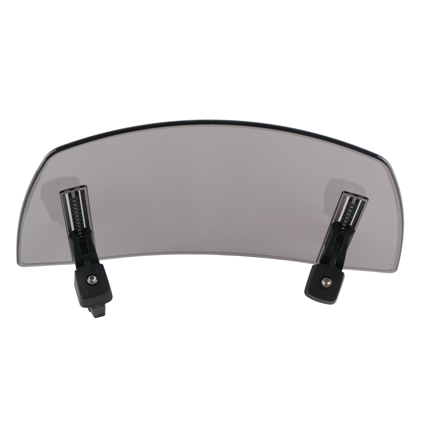Motorcycle Clip On Windshield Wind Screen Deflector Extension Spoiler Smoked