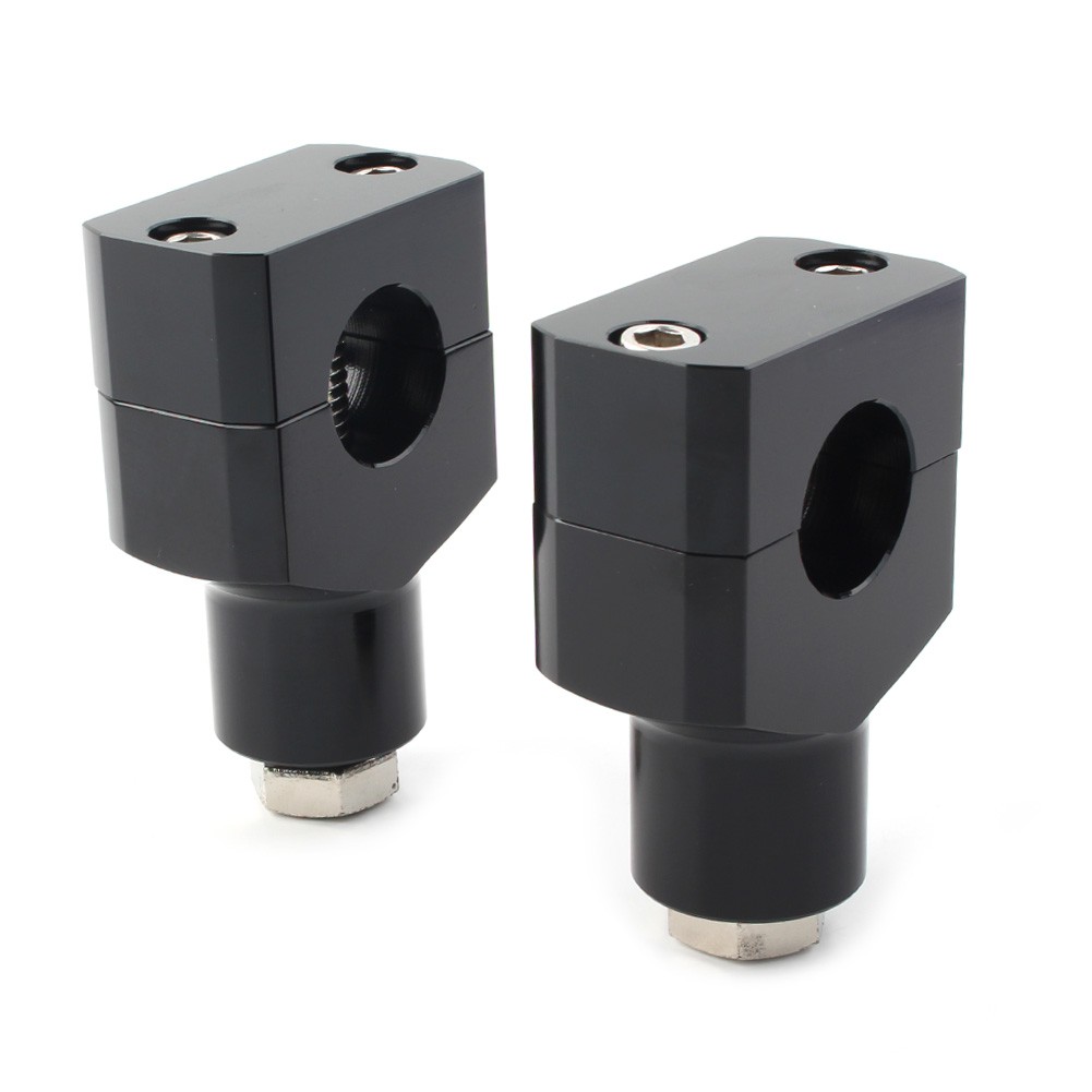 For Harley Fatboy 1″ Motorcycle Handlebar Handle Bar Adapter Risers Clamp Mounts