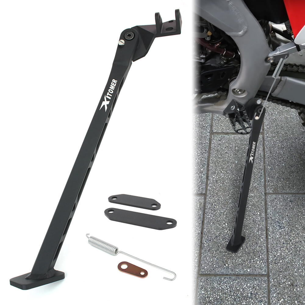 Rear Bike Stand Kickstand Sidestand Aluminum Fit For Honda CRF450R 2002-2013