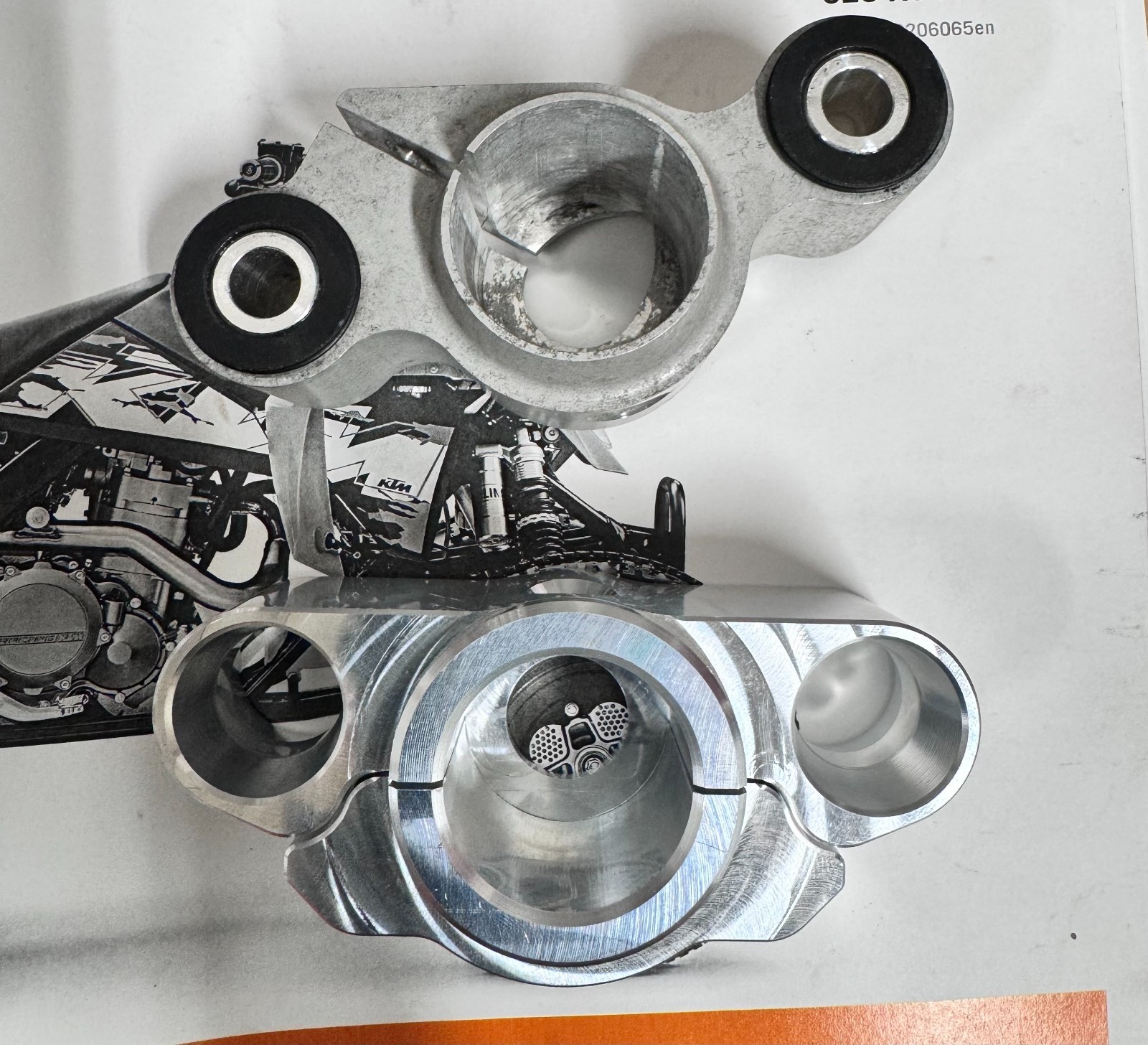 Billet Performance KTM Handle Bar Bridge Stem ATV 450-525-505 SX/XC 83001034108