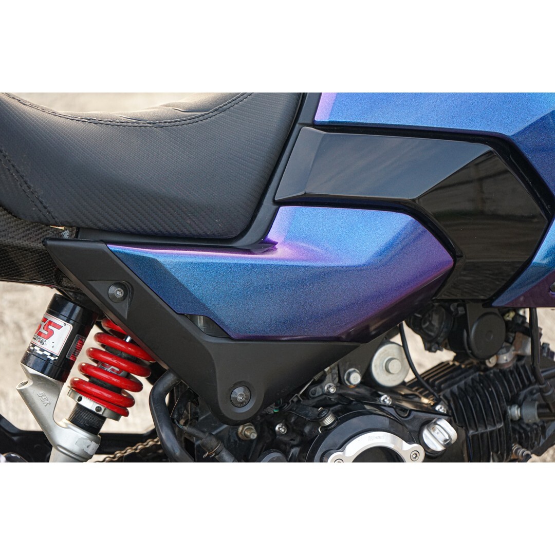 PURPLE FATE PLASTIC PANEL FAIRING BELLY PAN FRAME FIT HONDA GROM 125 2025-2026