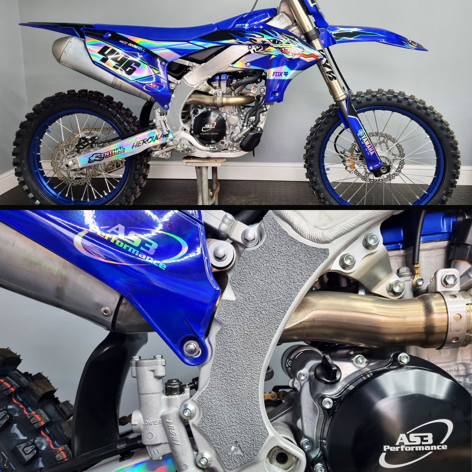 19 – 2025 YZ250F / 18 – 2025 YZ450F Yamaha Rubberized Frame Protector Grip Tape