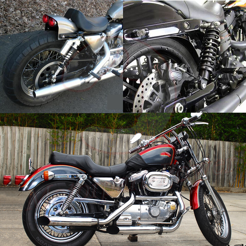 11.75″ Lowering Rear Shock Absorber For Harley Dyna / Glide / Sportster 883 FXR
