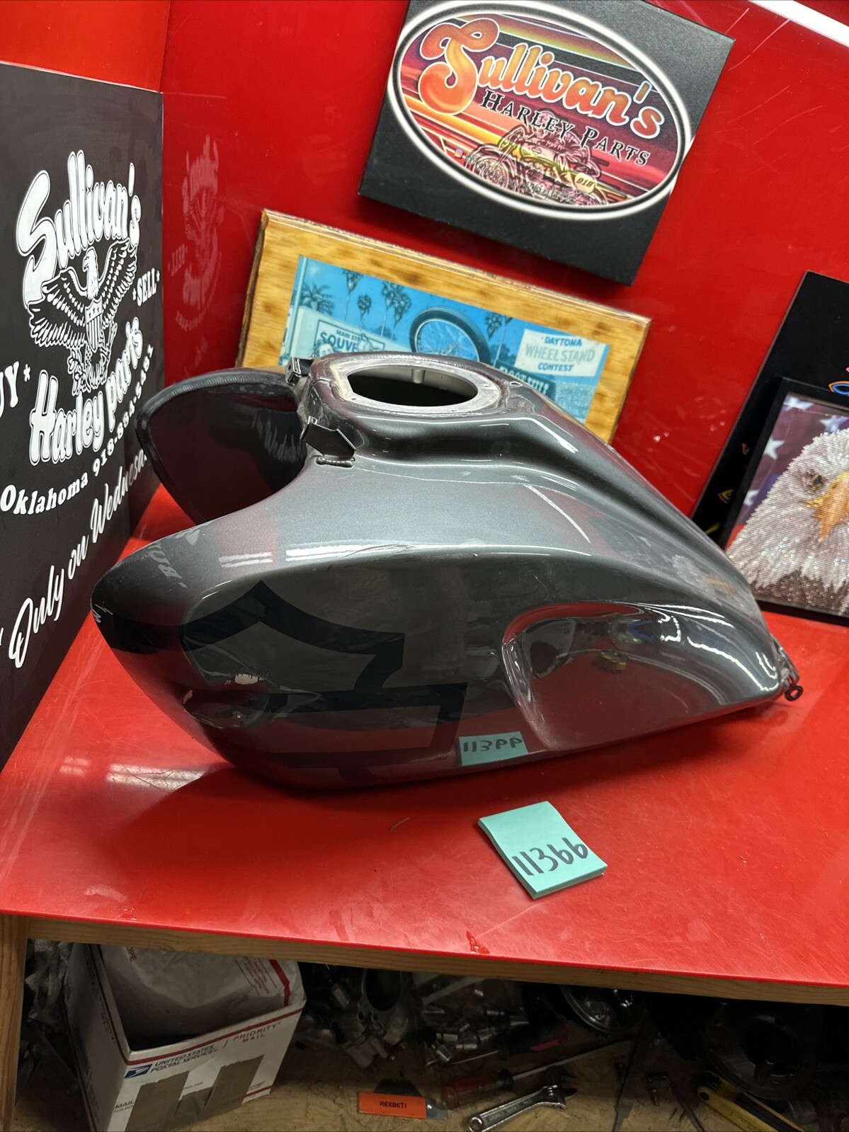 Harley Pan America Gas Fuel Tank One Dent Left Front 1250 Panamerica Blem Oem