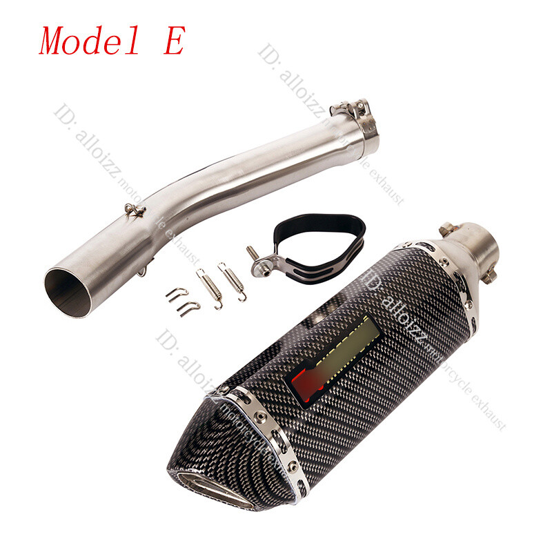 For Yamaha YZF R6 1998-05 Exhaust Mid Pipe With DB Killer Slip On Muffler 370mm