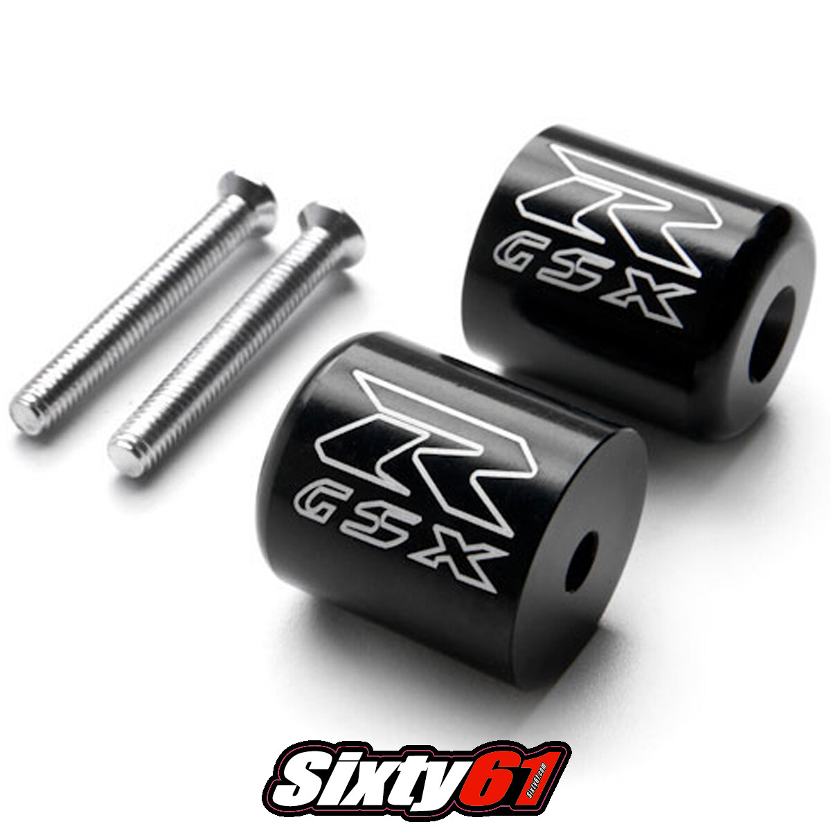 Suzuki GSXR 600 750 Grips Comfort Black Engraved with Bar Ends 1999-2023 2024
