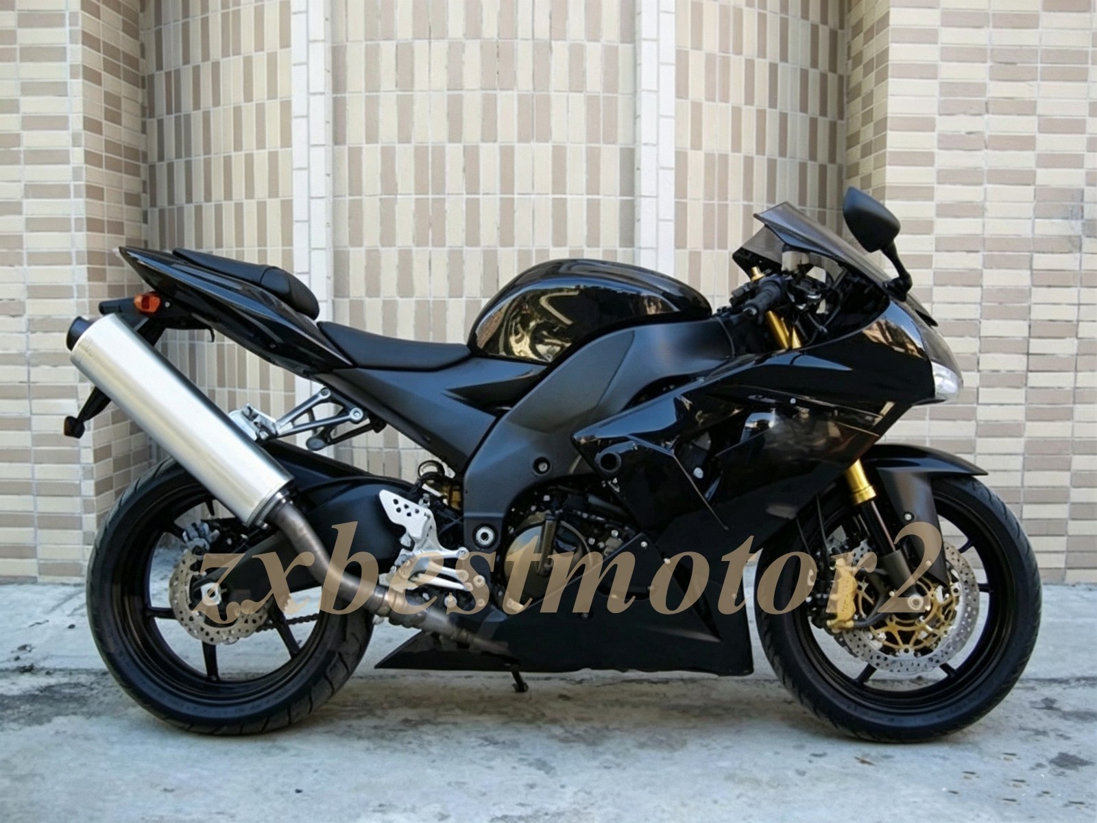 ABS Fairings Kit +Tank For Kawasaki Ninja ZX10R 2004 2005 Injection Bodywork Set