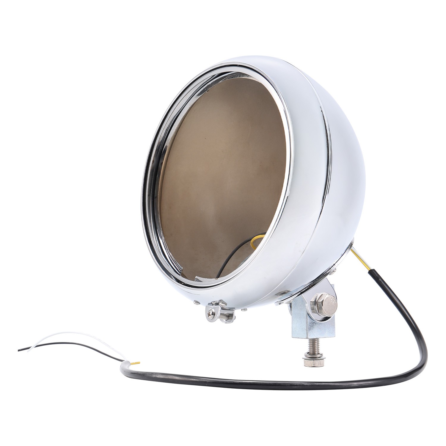Motorcycle 7″ Headlight Housing Bucket Bottom For Harley Softail Fatboy 86-11