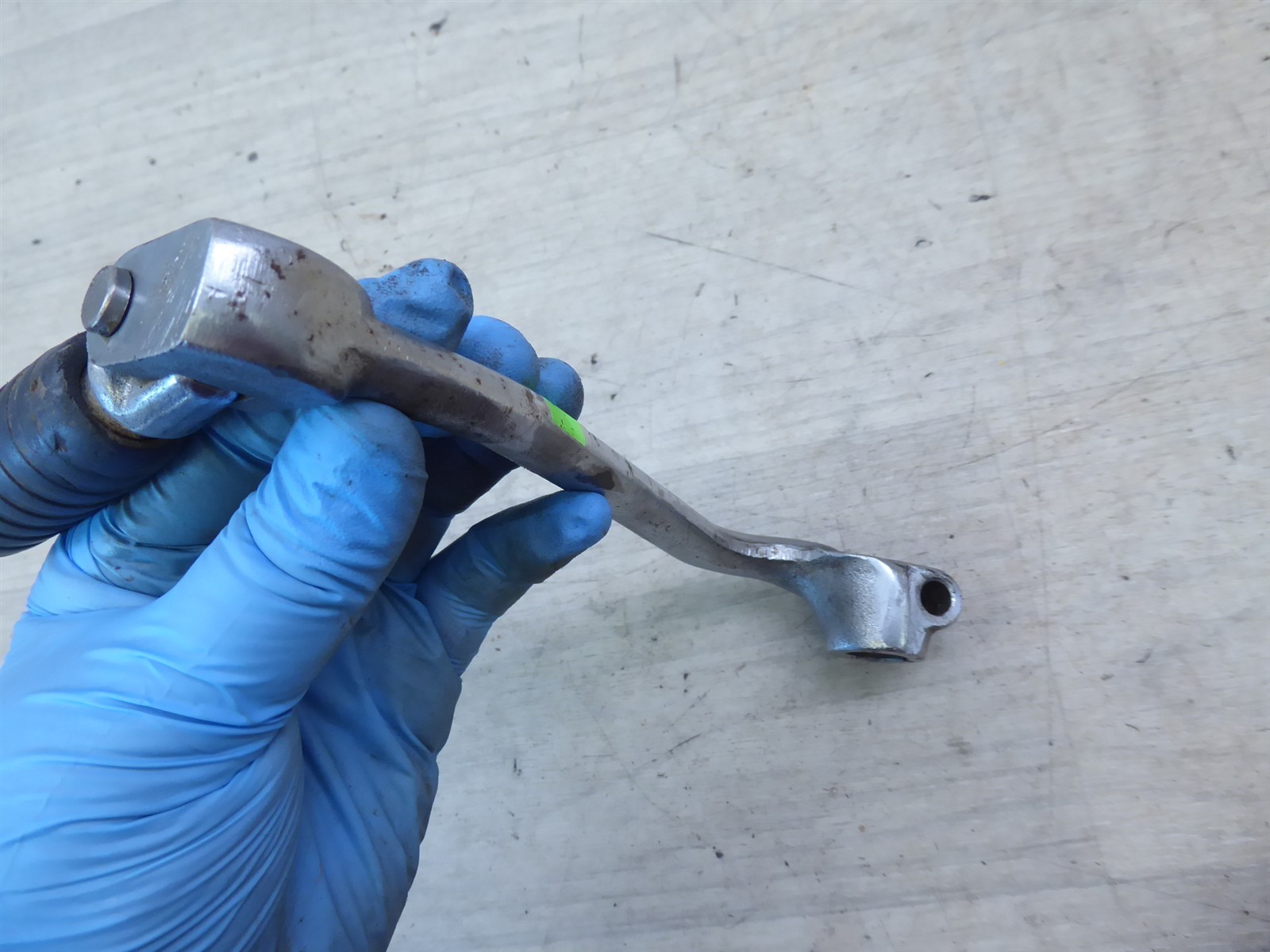 1979 Kawasaki KE100 G5 Enduro K21219) kick start stater lever kicker pedal