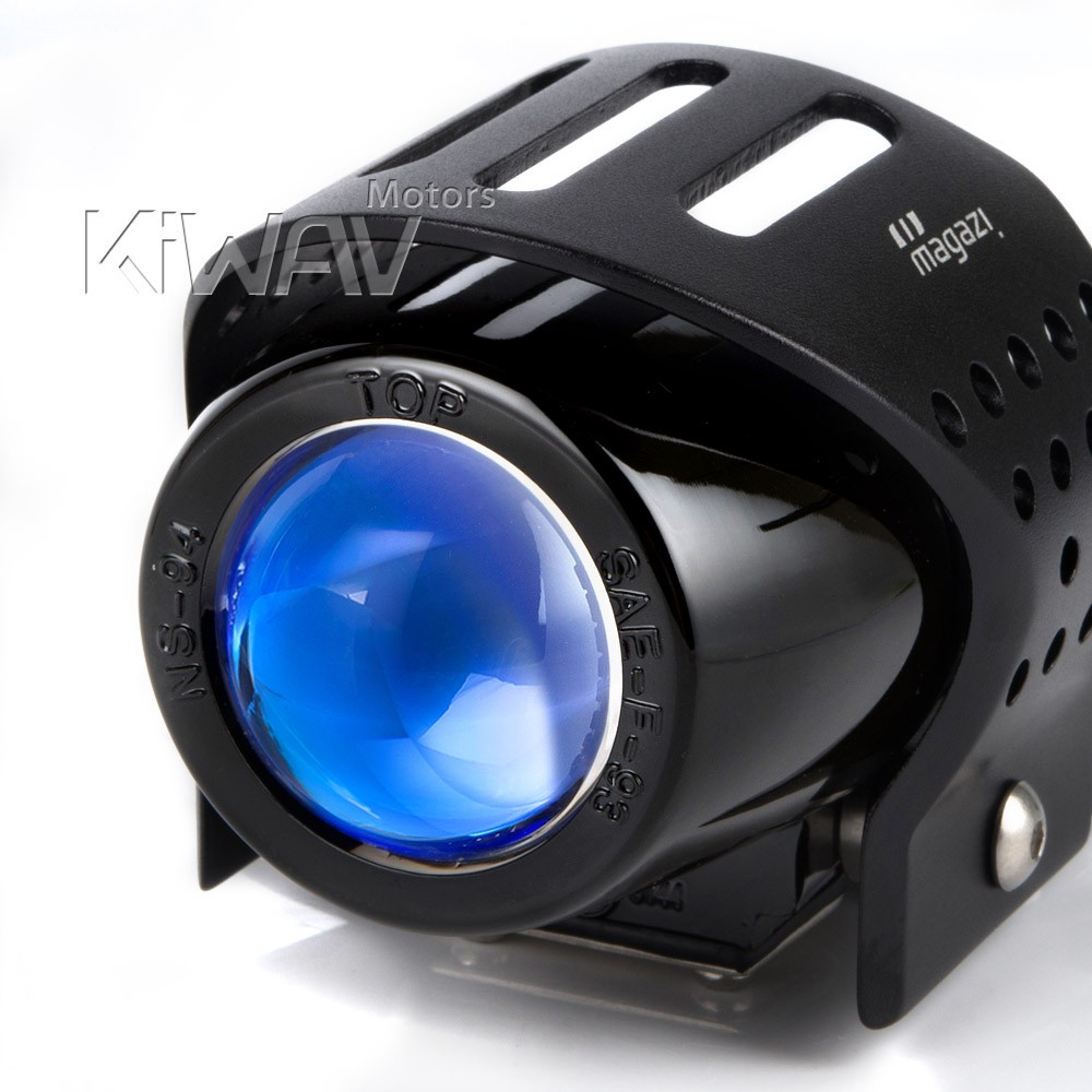Driving fog light lamp Halogen 55W blue fit most motorcycle scooter emark pair ε