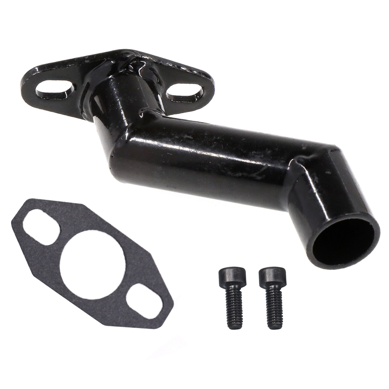 32-40mm Black Offset Intake Manifold For 49cc 66cc 80cc Motorized Bike
