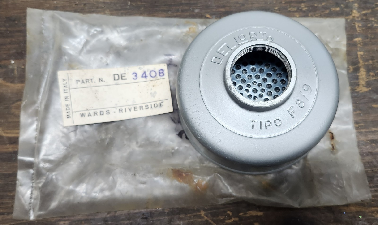 Dellorto Air Filter & Housing Tipo F8/9 Benelli Wards Riverside Ducati Garelli