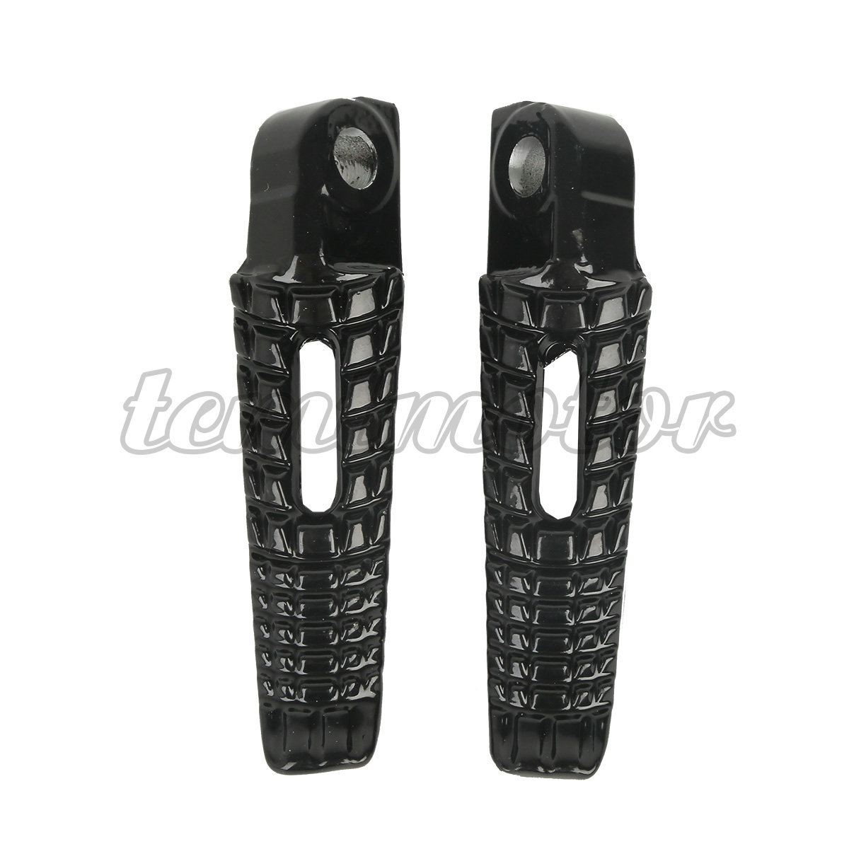 Aluminum Rear Black Passenger Foot Pegs Footrests Fit For Suzuki GSXR1000 05-20