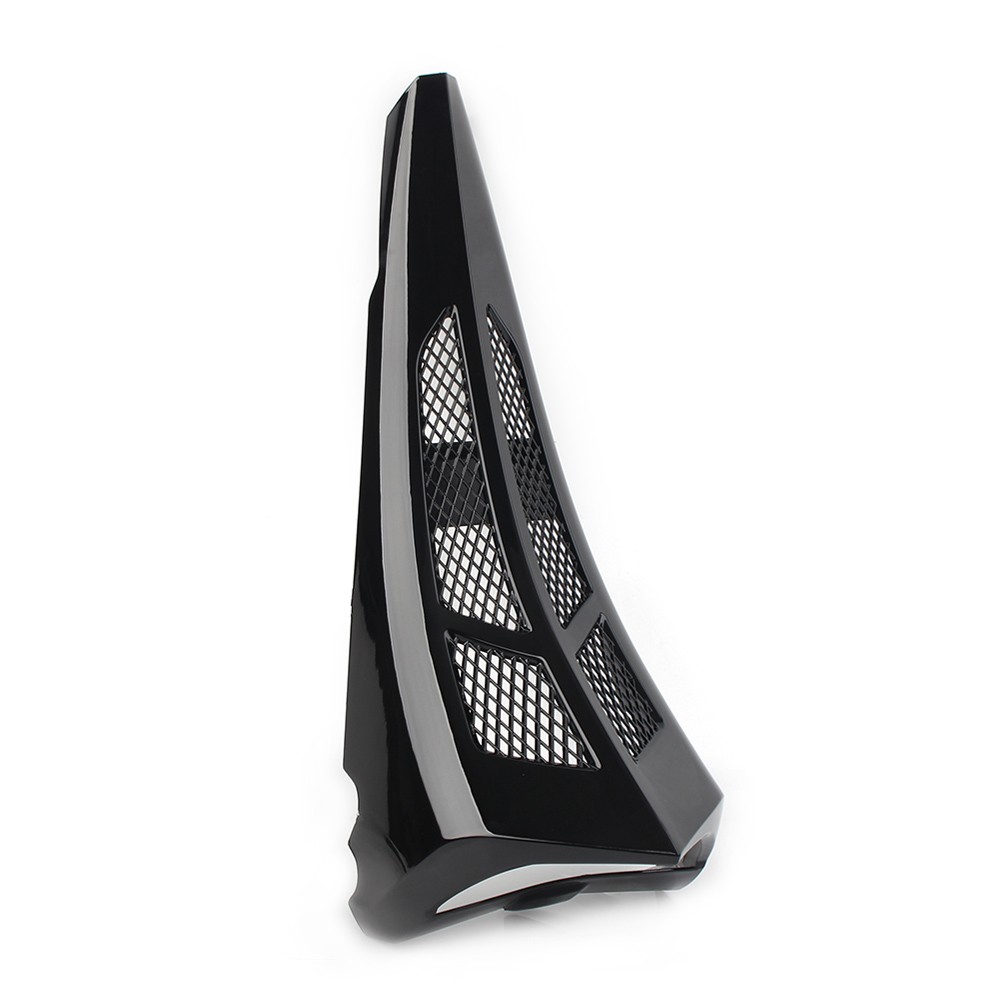 1* Black Stretched Tall Chin Spoiler Scoop For Harley Street Road Glide 14-22