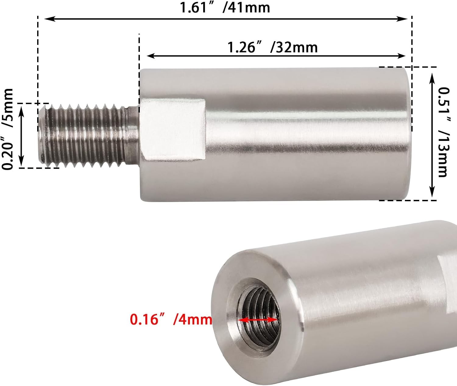 1.25”/32mm Shifter Lever Peg Extension Harley All Models