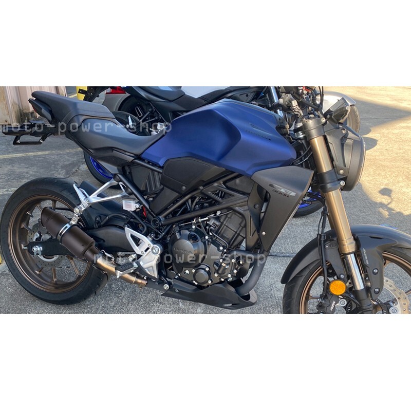 CB300R 2018-2024 for Honda CBR300R Slip on Exhaust Mid Pipe Black Muffler Tips
