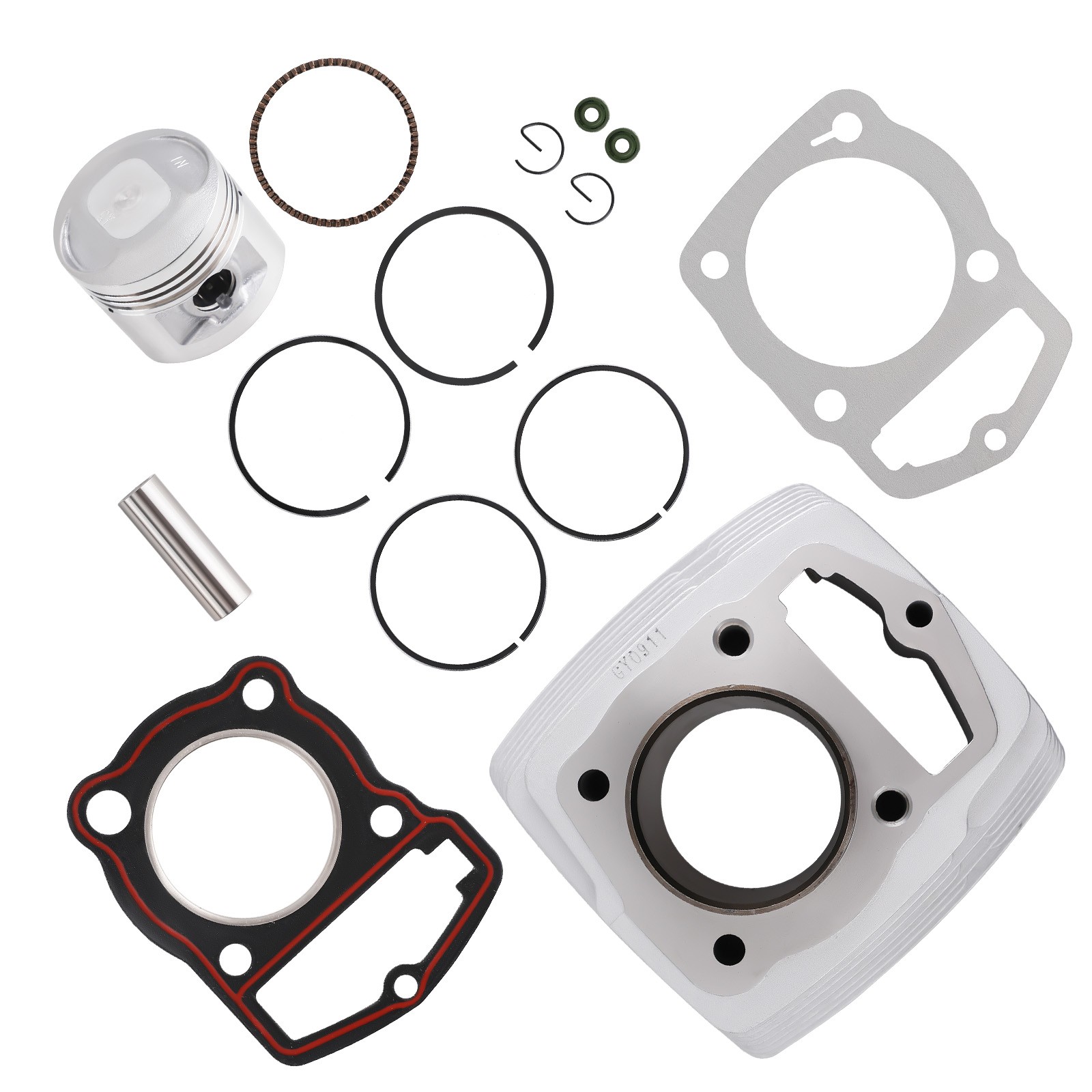 Cylinder Piston Kit for Honda CB125S CL125S XL125 SL125 1971-1985 56.5mm Bore