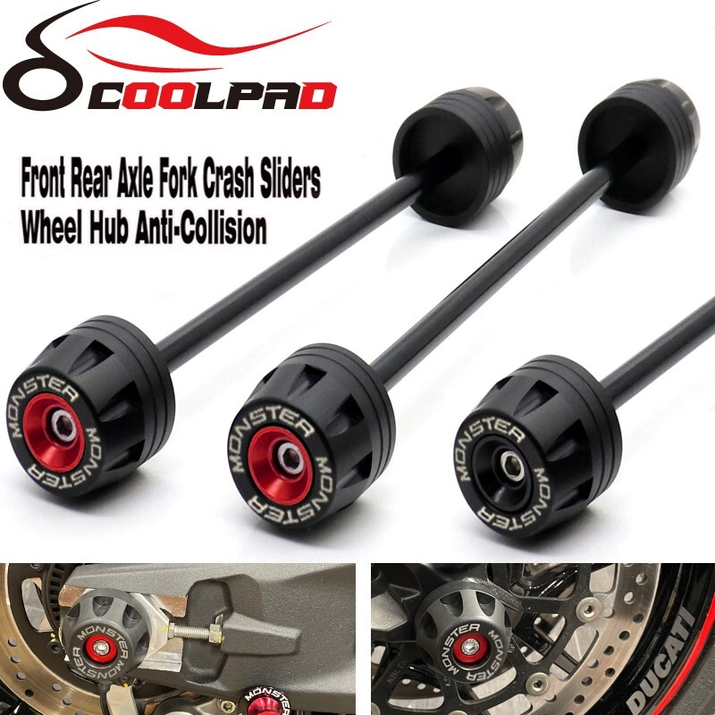 For DUCATI MONSTER 937/950 2021 2022 2023 F&R Wheel Fork Slider Protector