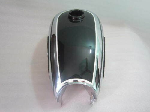 Horex Regina Chrome And Black Painted Steel Gas Fuel Petrol Tank