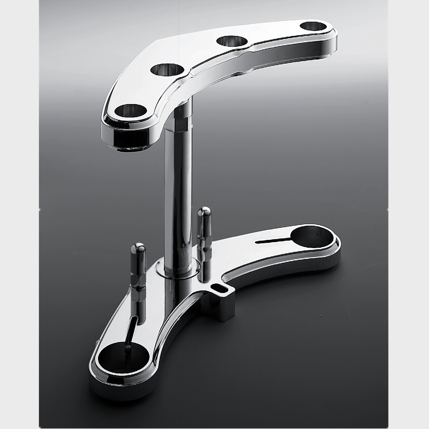 Chrome Flush Top Billet Triple Tree Set Fit Harley 36-99 Frames Wide Glide 41MM