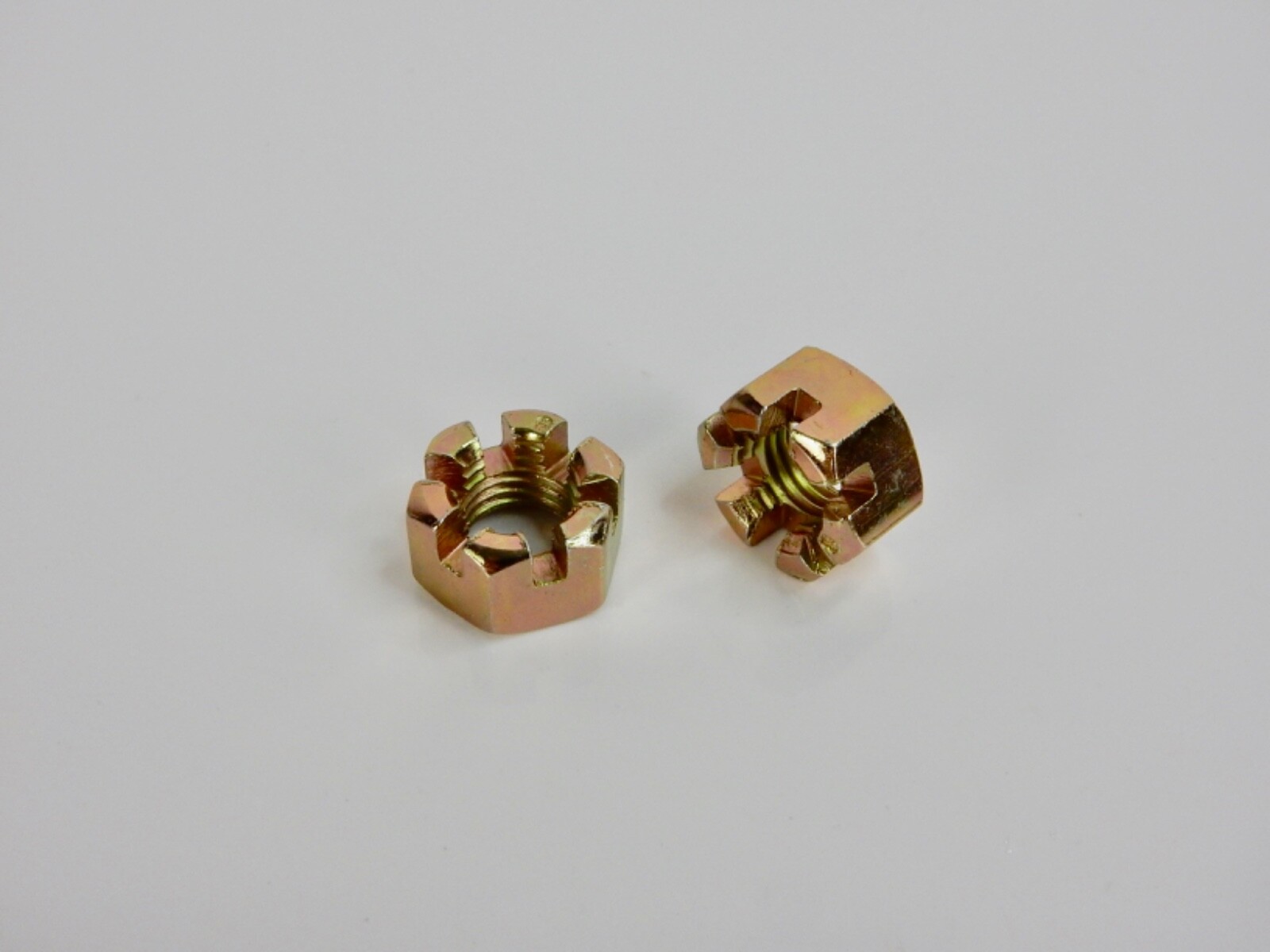 M10 x 1.25 CASTLE NUT TAOTAO COOLSTER MAX TRADE ICE BEAR WILDFIRE ATV (2-PACK)