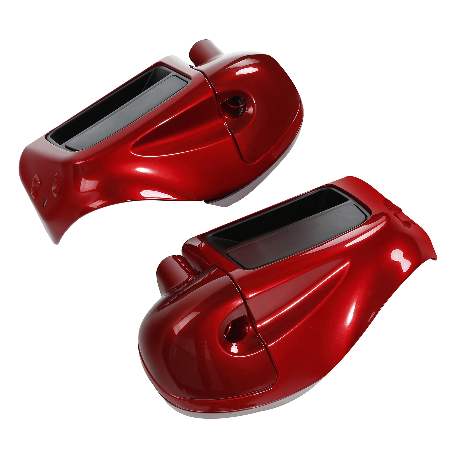6.5″ Lower Vented Leg + Crash Bar Fits For Harley Electra Glide 14-23 Wicked Red