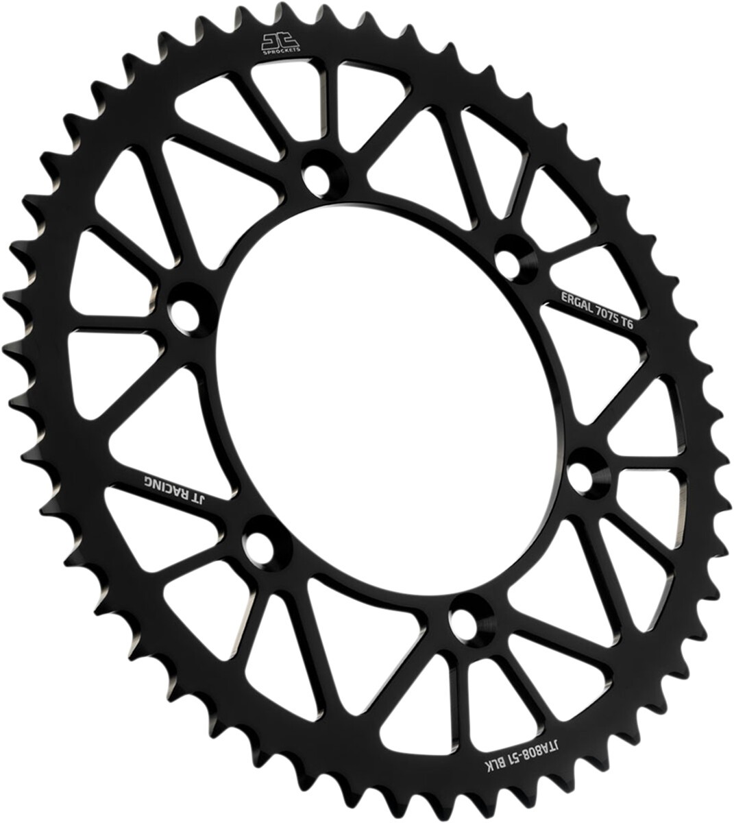 JT Racelite Aluminum Rear Sprocket 51T 520 Black Suzuki Kawasaki
