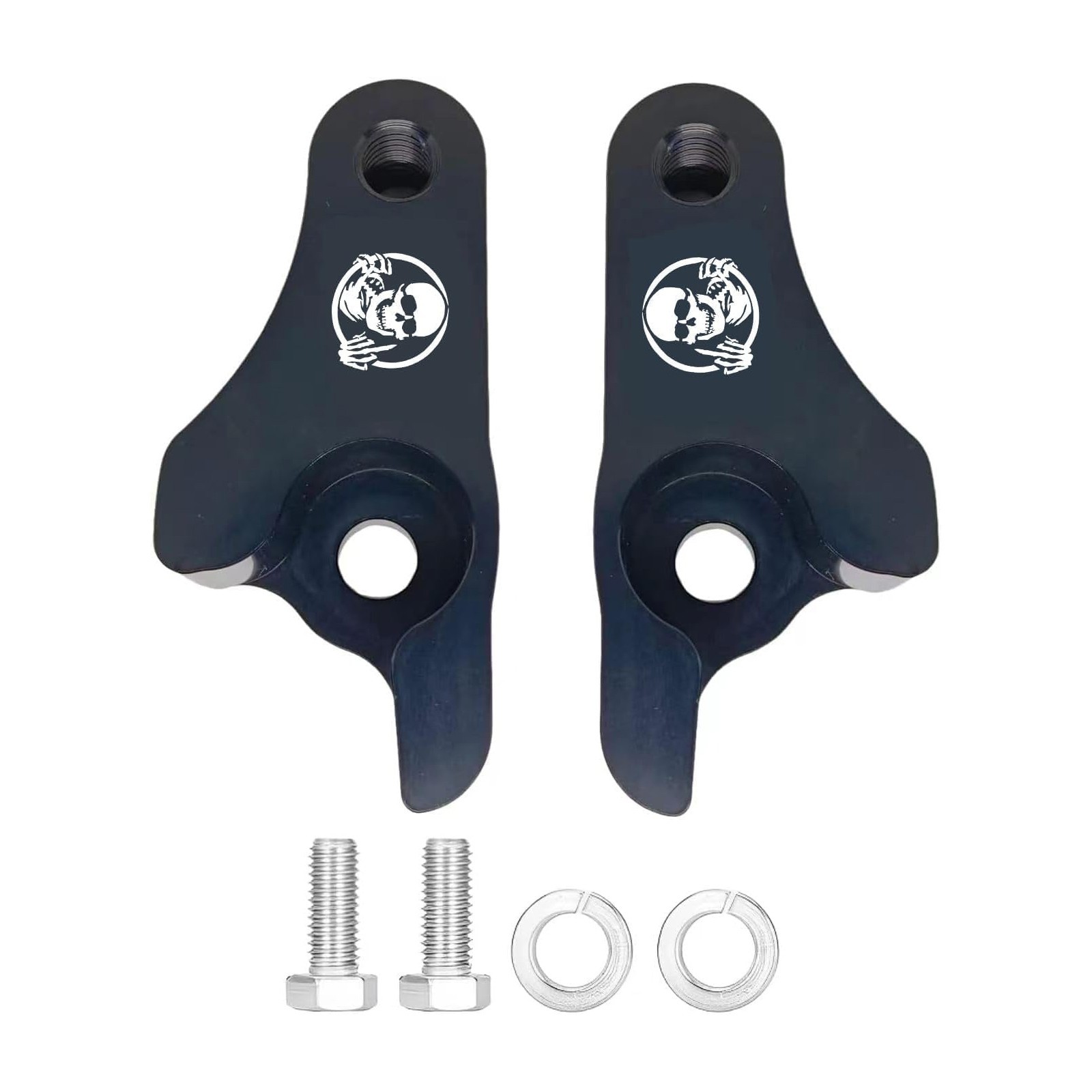 2 Inch Lowering Blocks Kit Fits 2002-2025 for Harley Touring (For Harley Type-4)