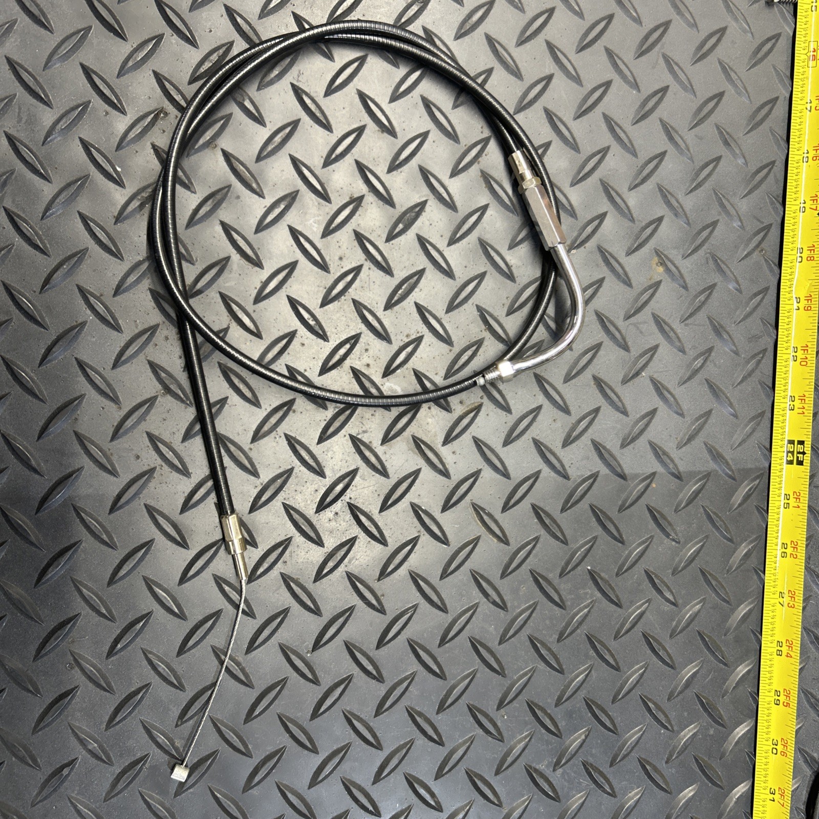 Harley Davidson – Black Vinyl Throttle Cable (B) 45” Length