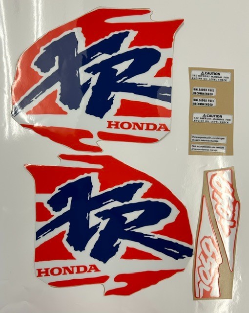 HONDA XR 650L XR650L TANK GRAPHICS DECALS STICKERS THICK AMERICAN MADE BLEM