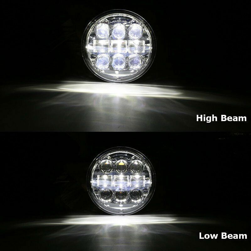 5.75″ 5 3/4 INCH LED HEADLIGHT HIGH LOW BEAM PROJECTOR FOR DYNA SPORTSTER MOTOR