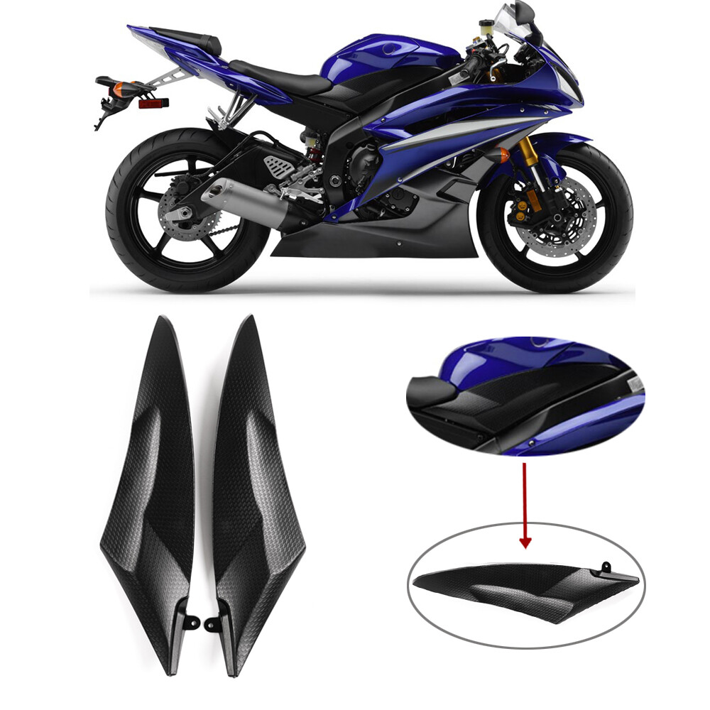Gas Tank Side Cover Trim Cowl Fairing For YAMAHA 2006-2007 YZF-R6 06-07 YZFR6