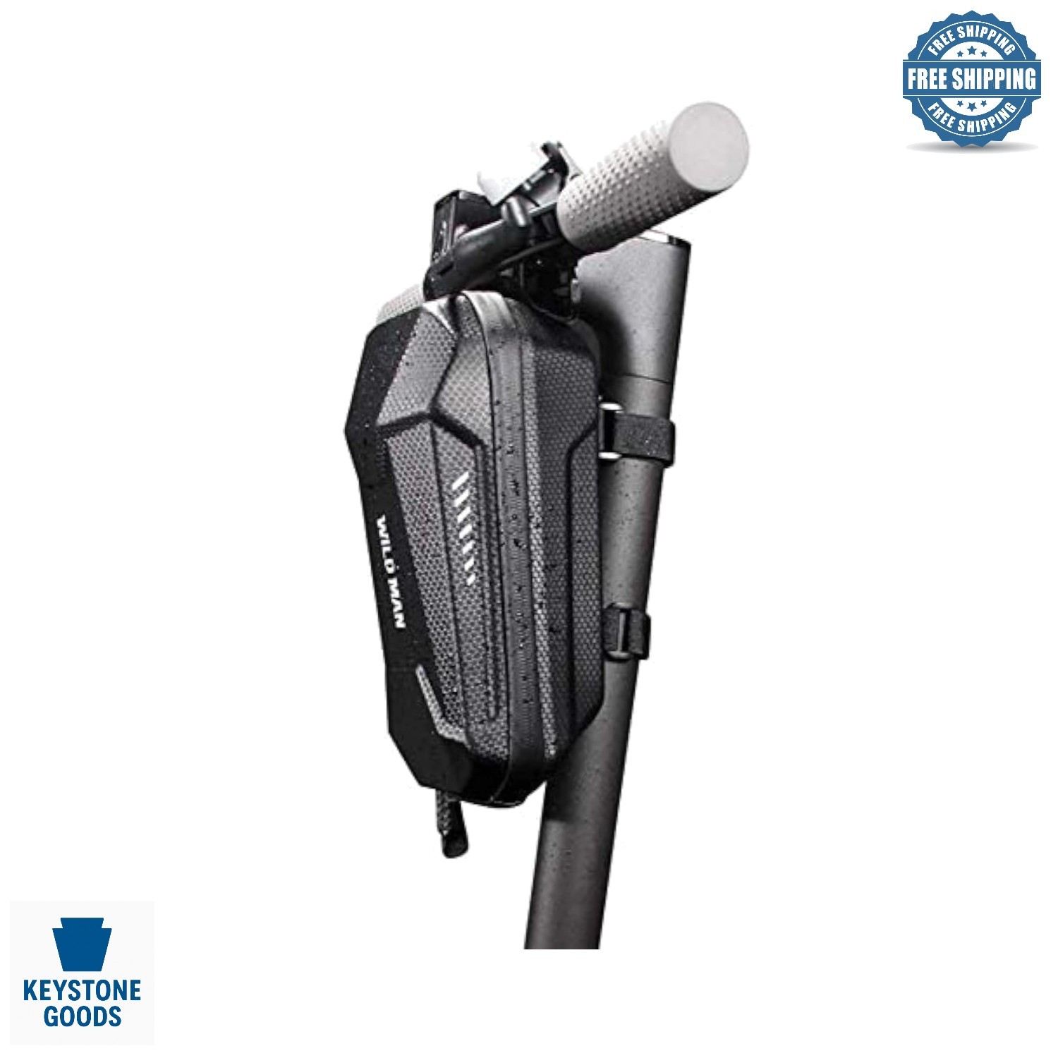 durable Waterproof Hard Shell Scooter Storage Bag, 2L Compact & Safe