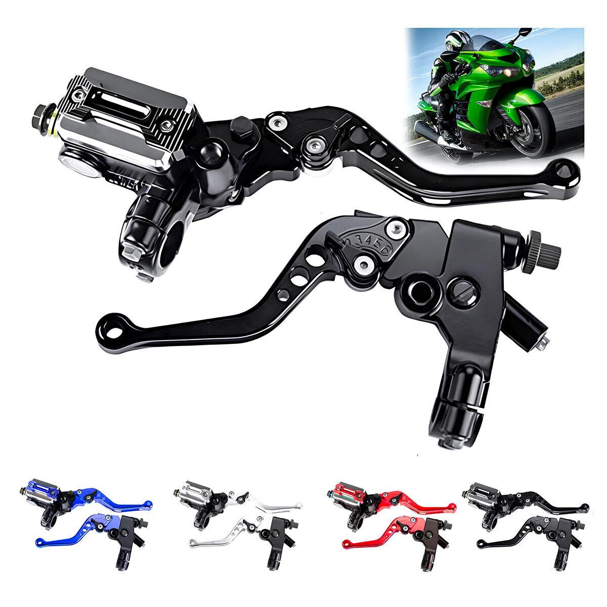 Motorcycle CNC Brake Clutch Lever Adjustable For Honda Suzuki Yamaha Aprilia BMW