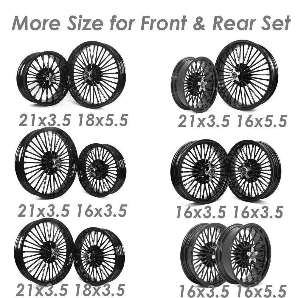 19×2.5 16X3 Fat Spoke Wheels Rims for Harley Softail Heritage classic Fatboy
