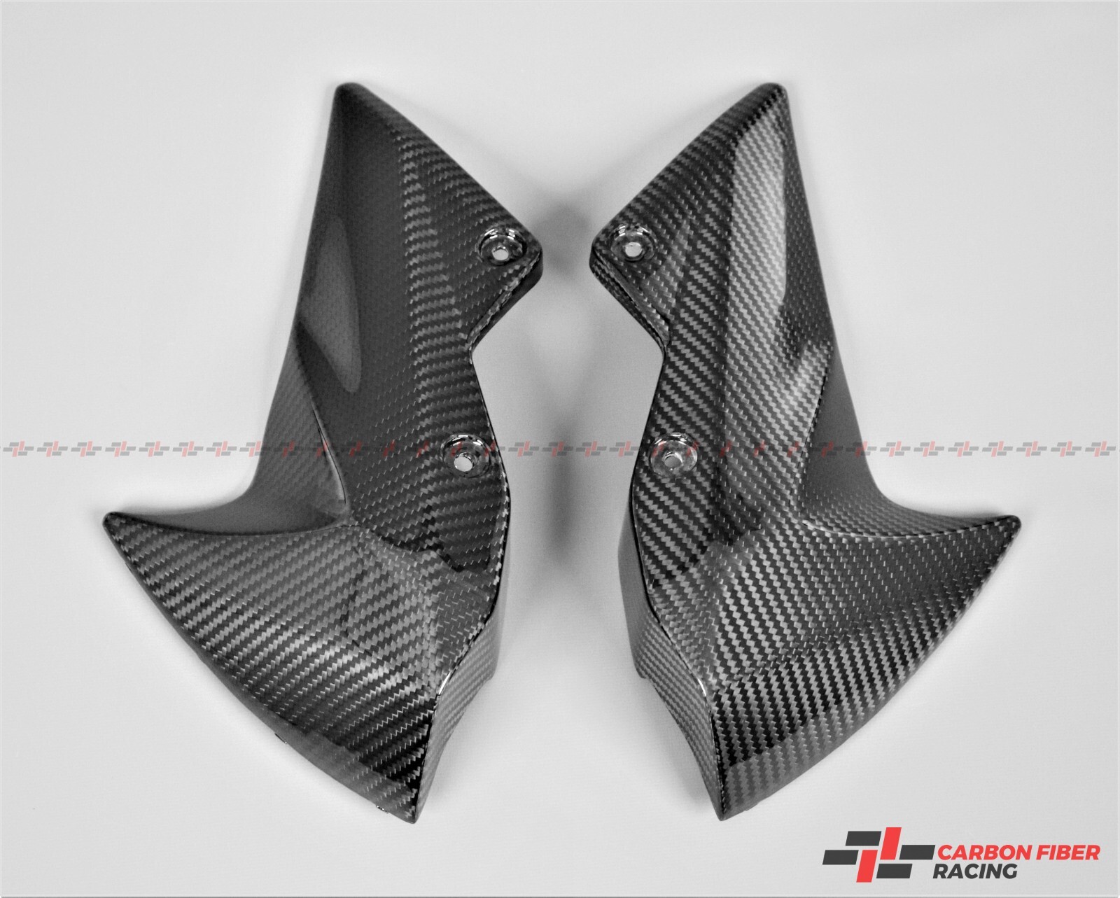 2007-2012 Kawasaki Z750 Side Covers – 100% Carbon Fiber