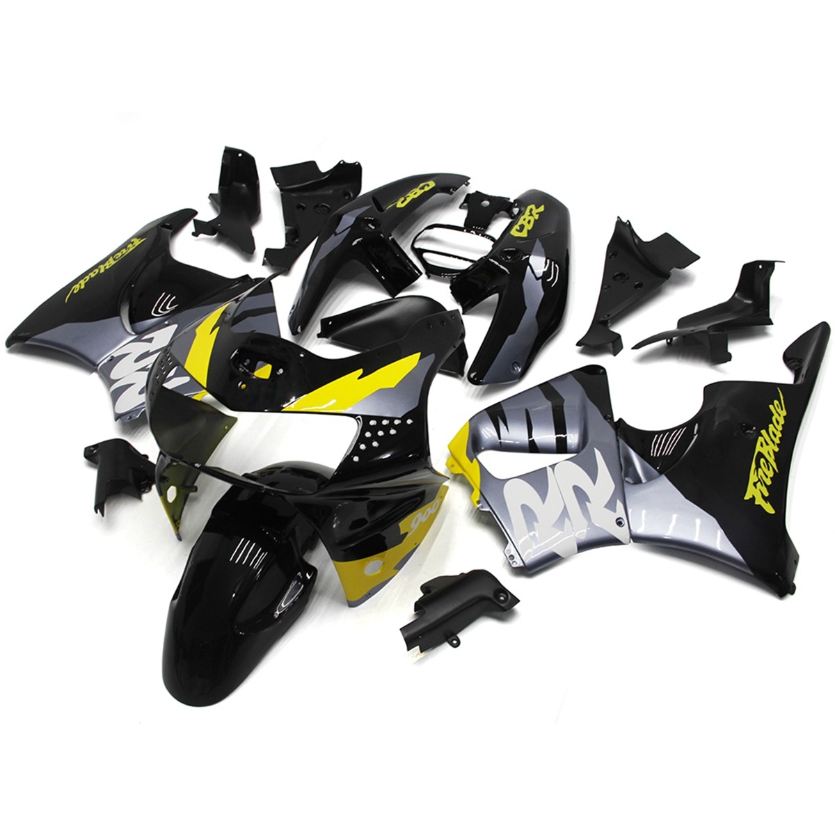 Full Body Kits For Honda CBR900RR CBR919RR 1998 1999 Gray Black Yellow Fairings