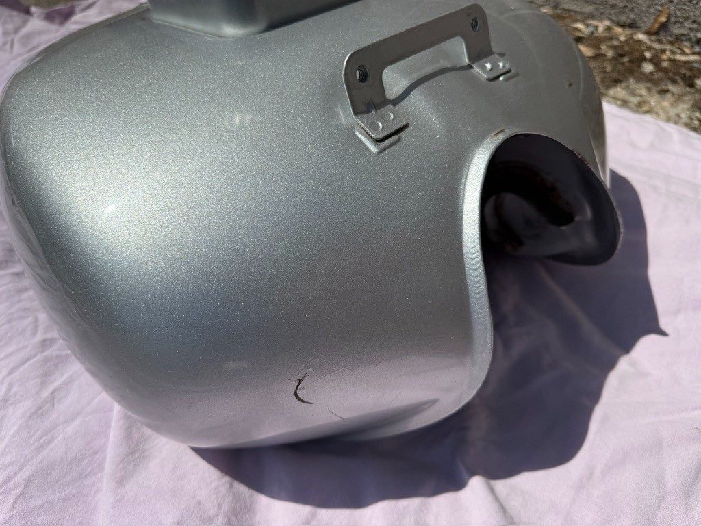 KAWASAKI BN125 PETROL FUEL TANK 2007 GALAXY SILVER