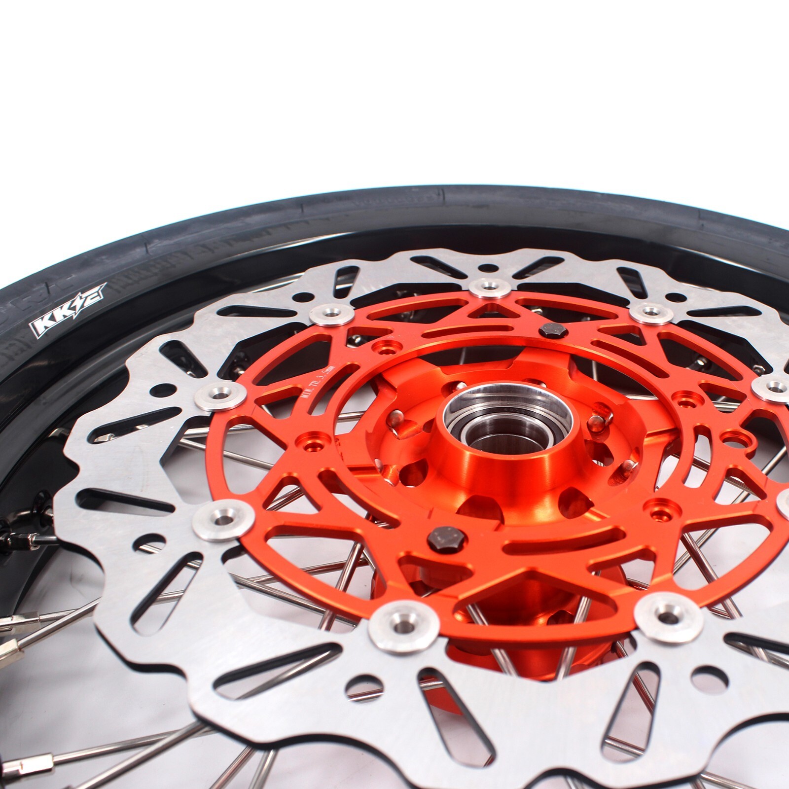 KKE 17 Inch Rims For KTM SX SX-F XCW EXC 250 450 530 2024 Motard Wheels Tyres