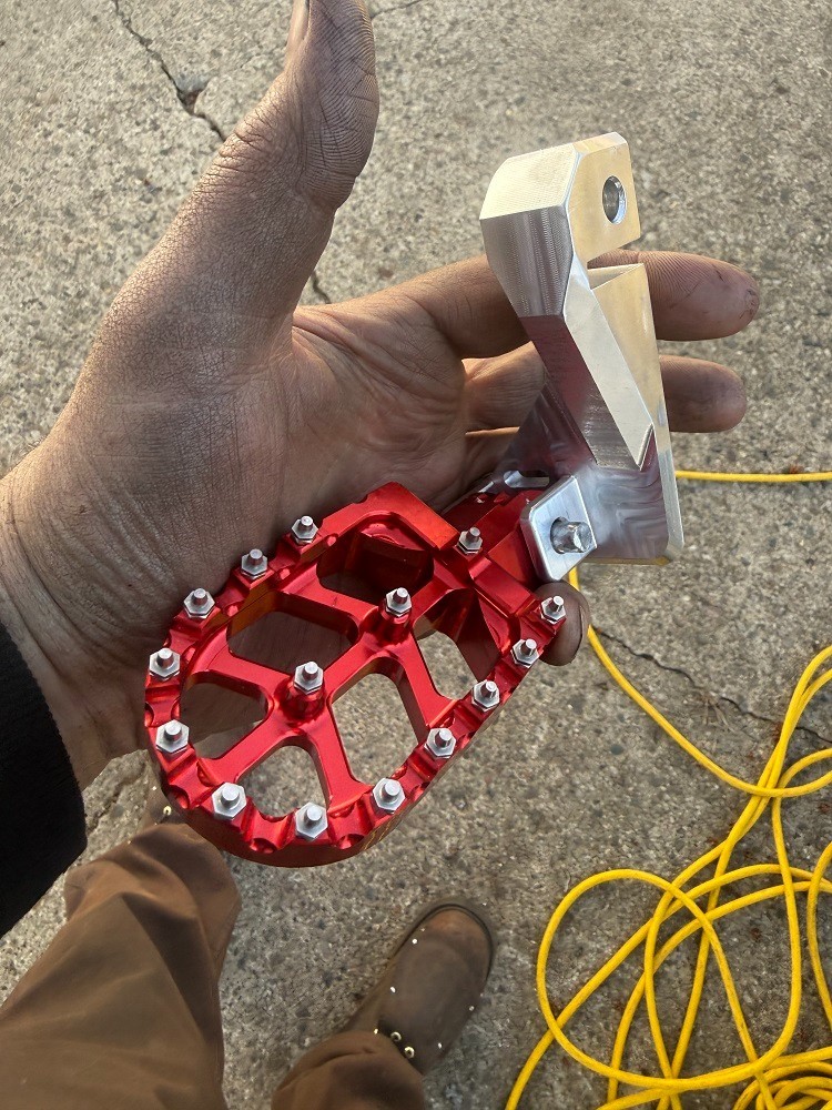 Precision Cnc 3 inch drop downs for razor 650