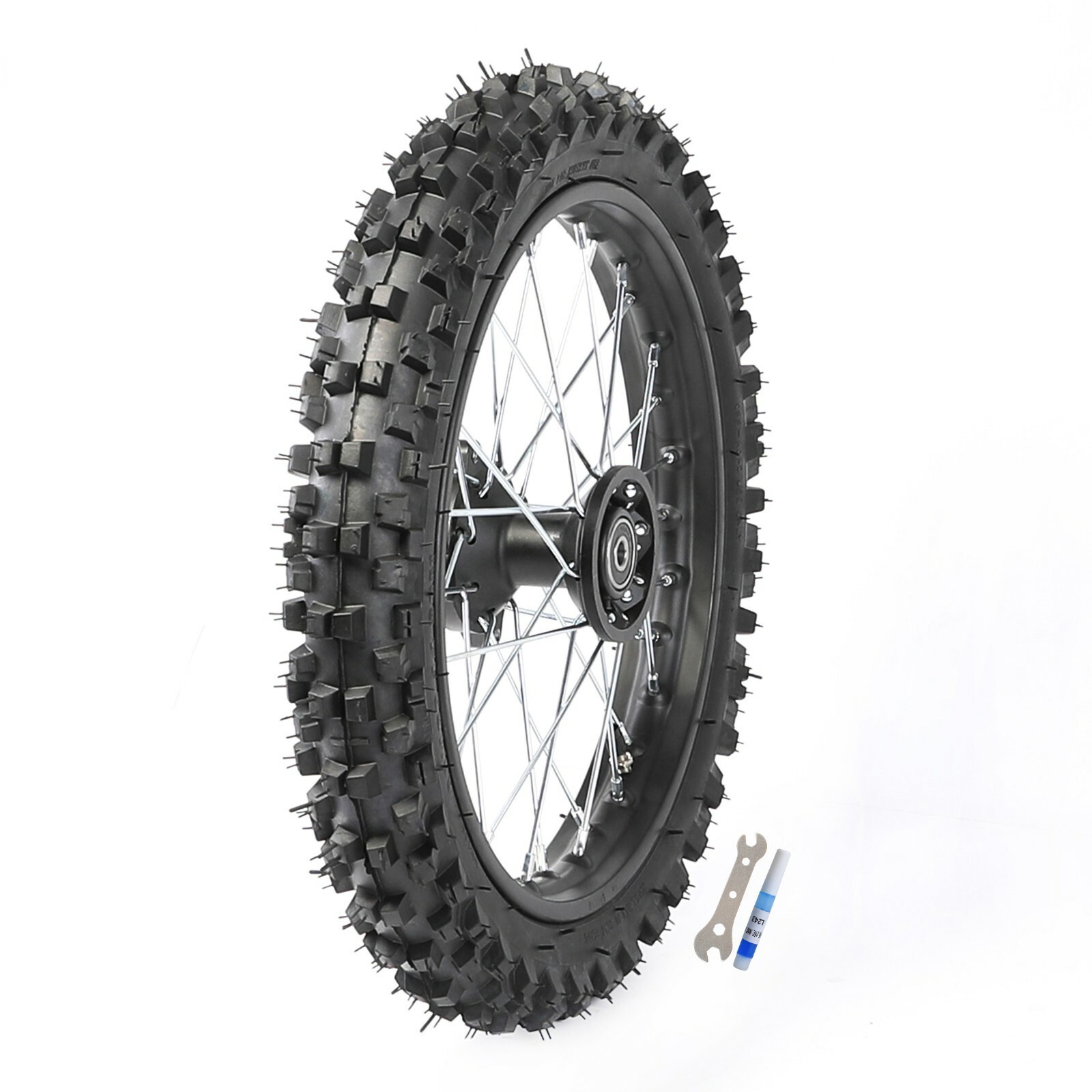 14 Inch 12mm Axle 60/100-14 Front Wheel Rim Tire For Dirt Pit Bike Apollo SSR