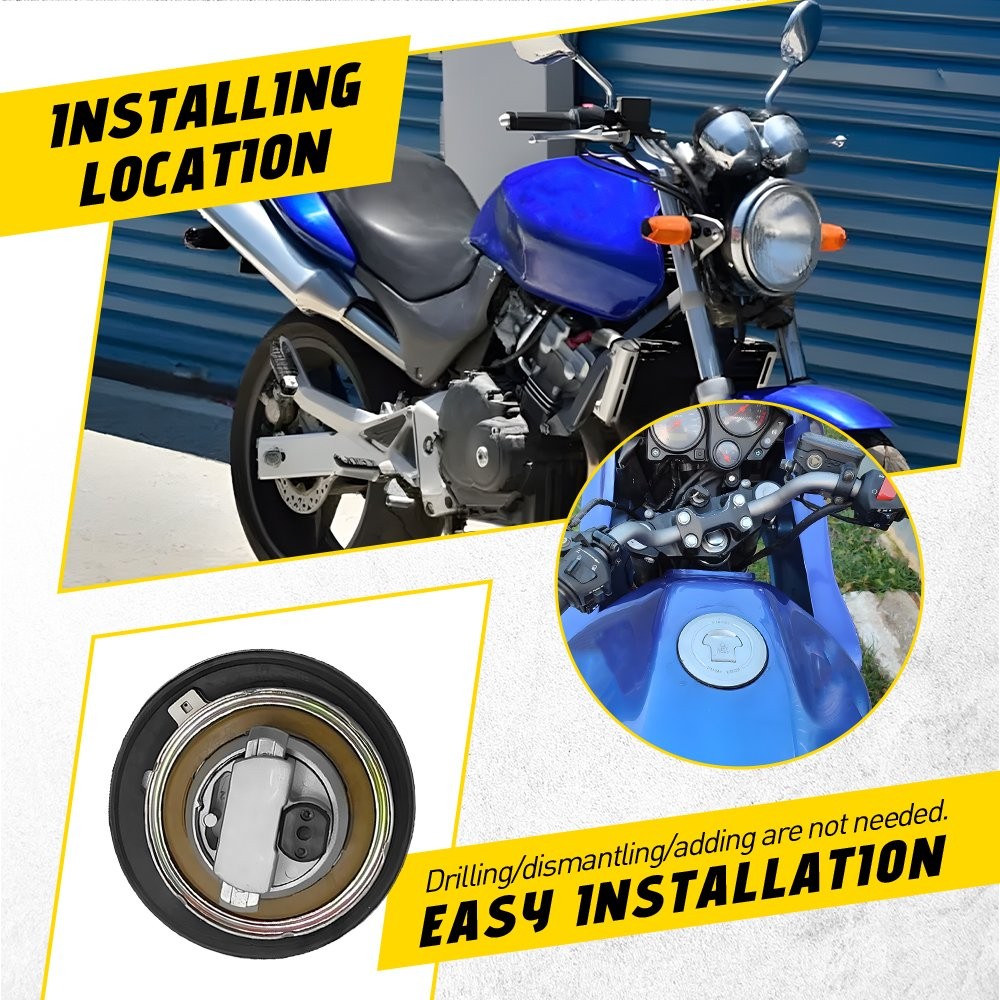For NS50F 1990 CB600F Hornet 1998-2002 Motorcycle fuel tank cap suitable 1-5SET