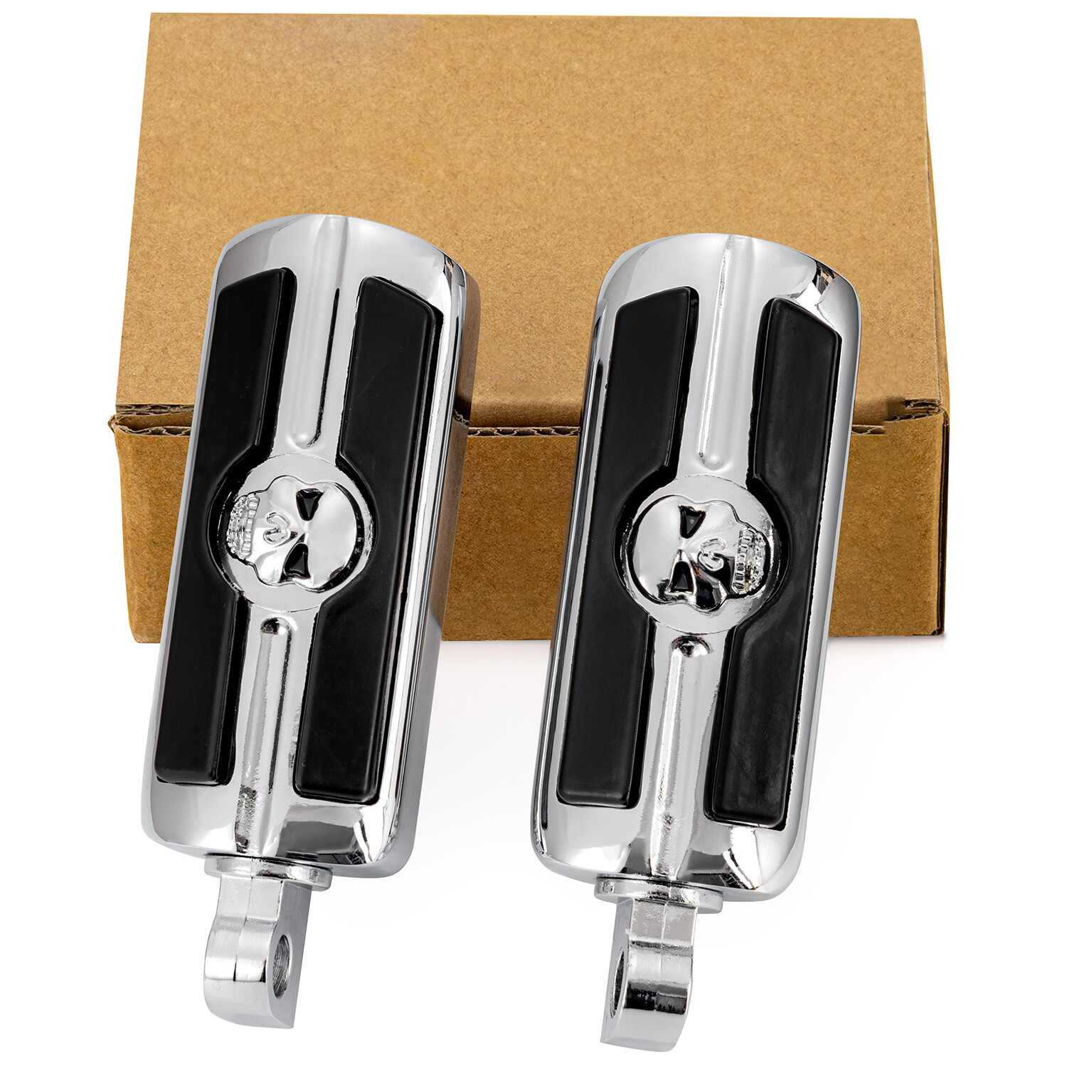 Foot Pegs Male Mount Fit For Harley Touring Softail Dyna Sportster 883 1200