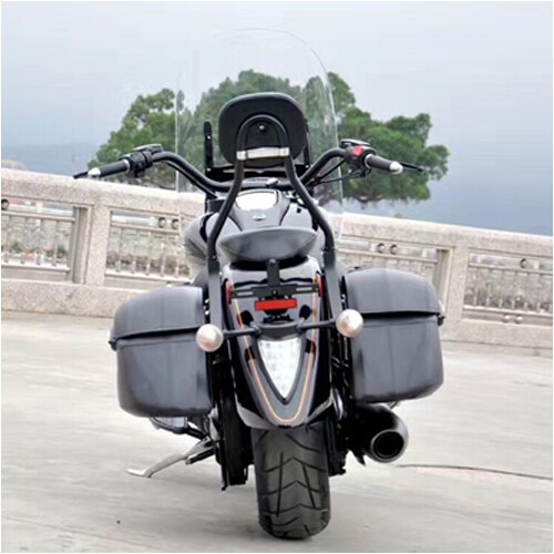 Hard Bags Saddlebags & Heavy Duty Mounting Kit For Yamaha Kawasaki Honda Classic