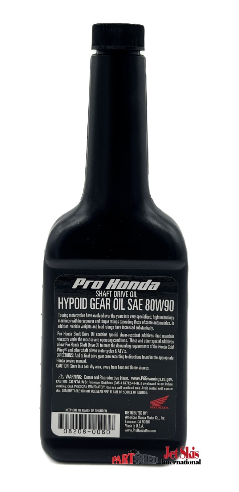 Honda Drive Shaft Gear Oil 8oz SAE 80W-90 08208-0080 Genuine OEM